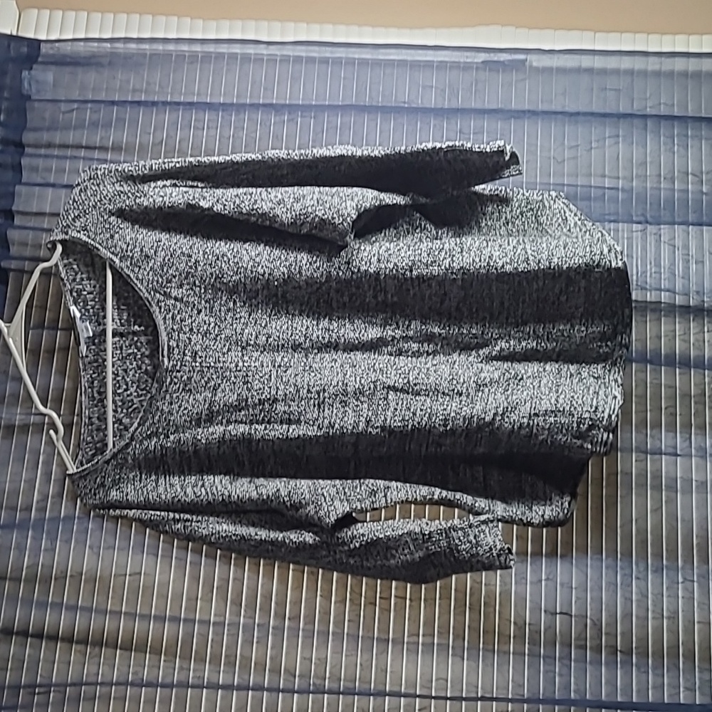 Black and grey sweater